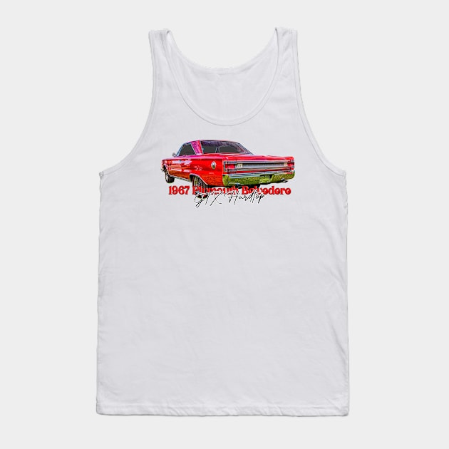 1967 Plymouth Belvedere GTX Hardtop Tank Top by Gestalt Imagery